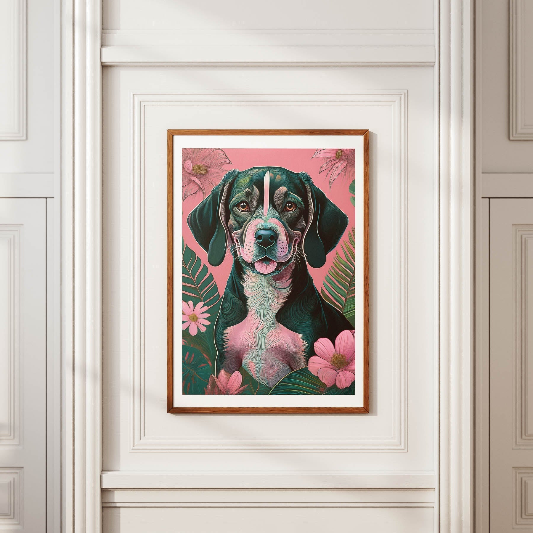Beagle Flowery Dog image 3