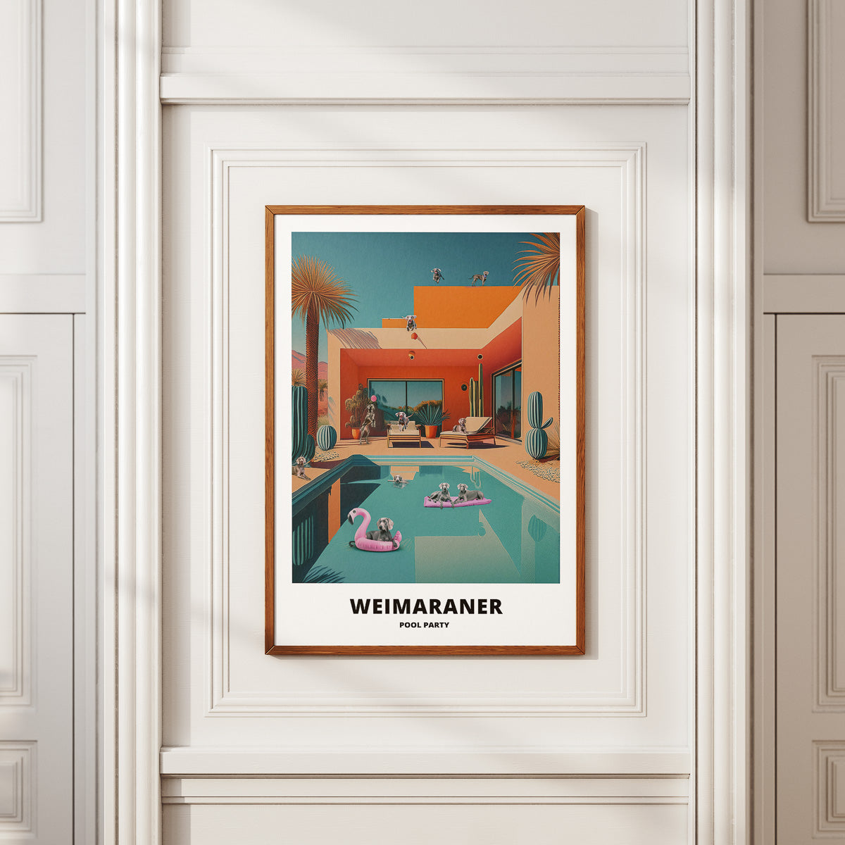 Weimaraner Pool Party image 2