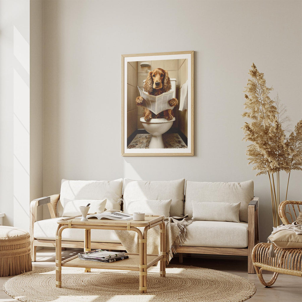 Cocker Spaniel Toilet Humour Dog Series 3 image 2