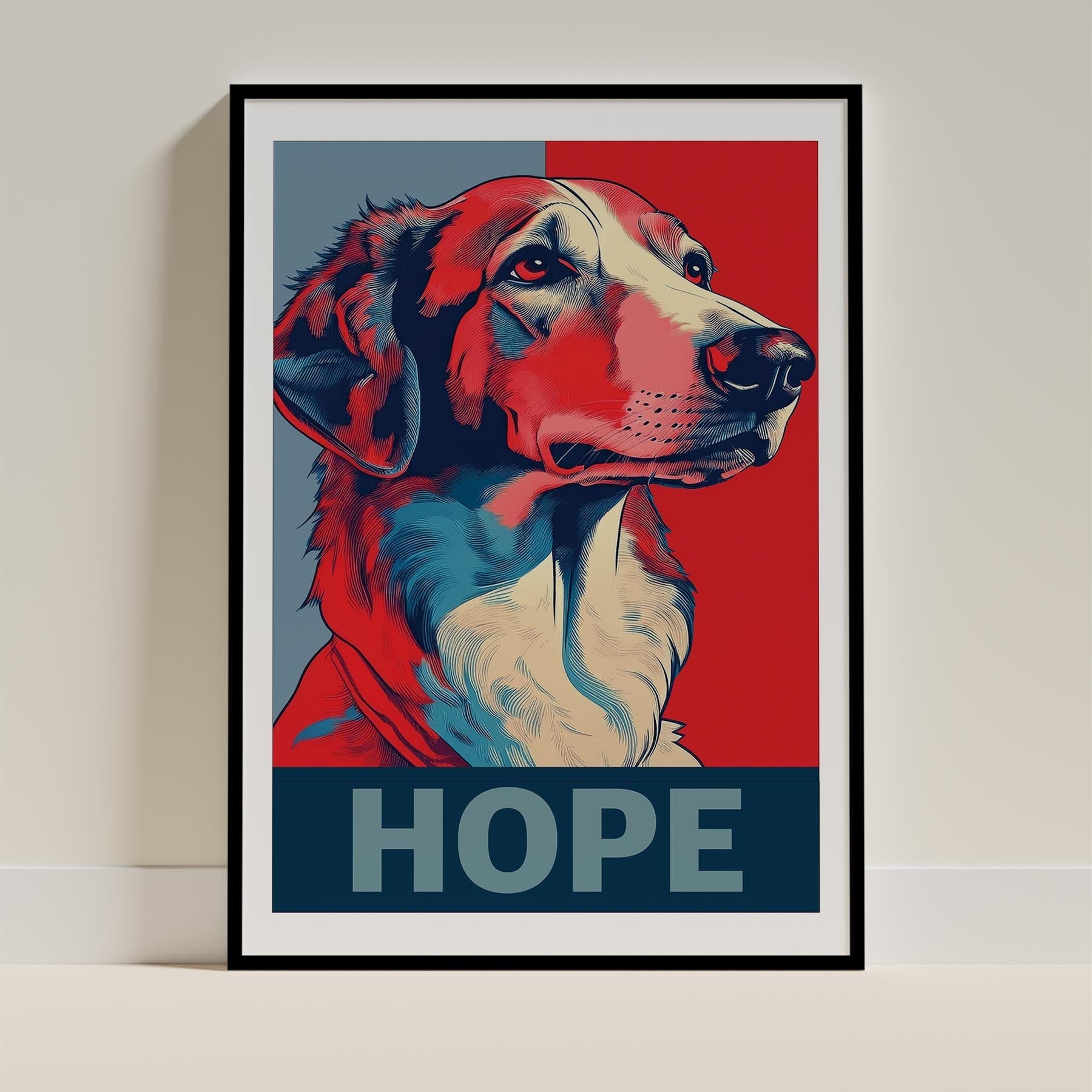Borzoi HOPE Series Inspired by the Obama Poster image 11