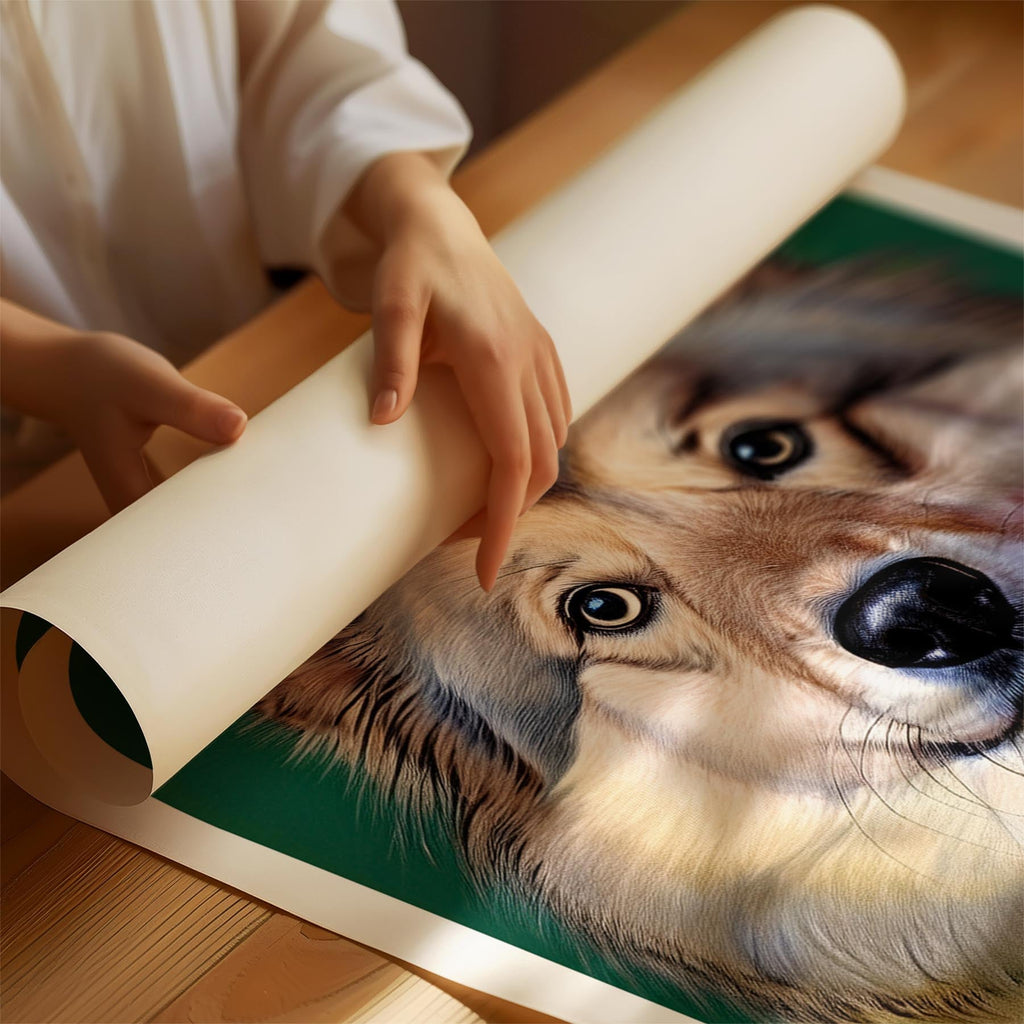 Samoyed Green Painted Series image 1