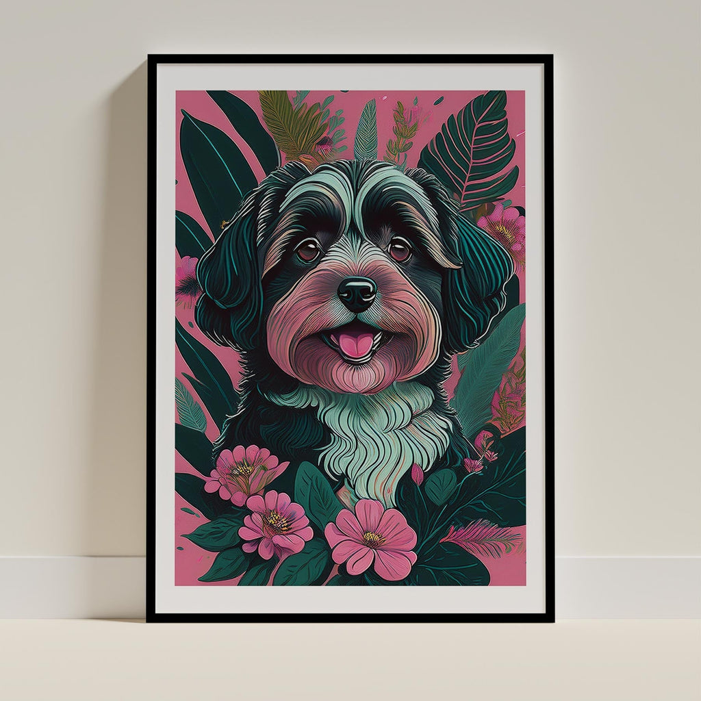 Havanese Flowery Dog image 0