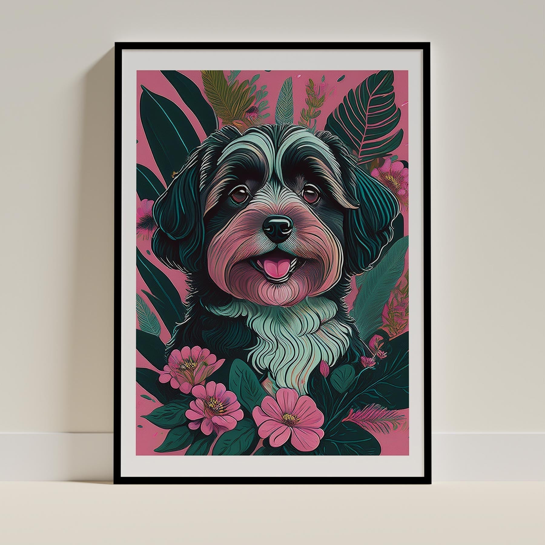 Havanese Flowery Dog image 0