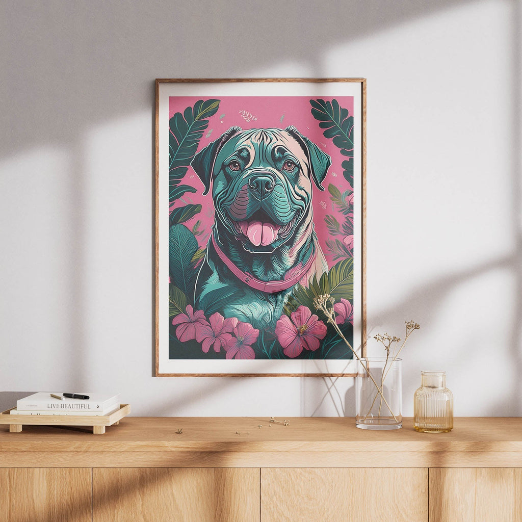 Bullmastiff Flowery Dog image 8