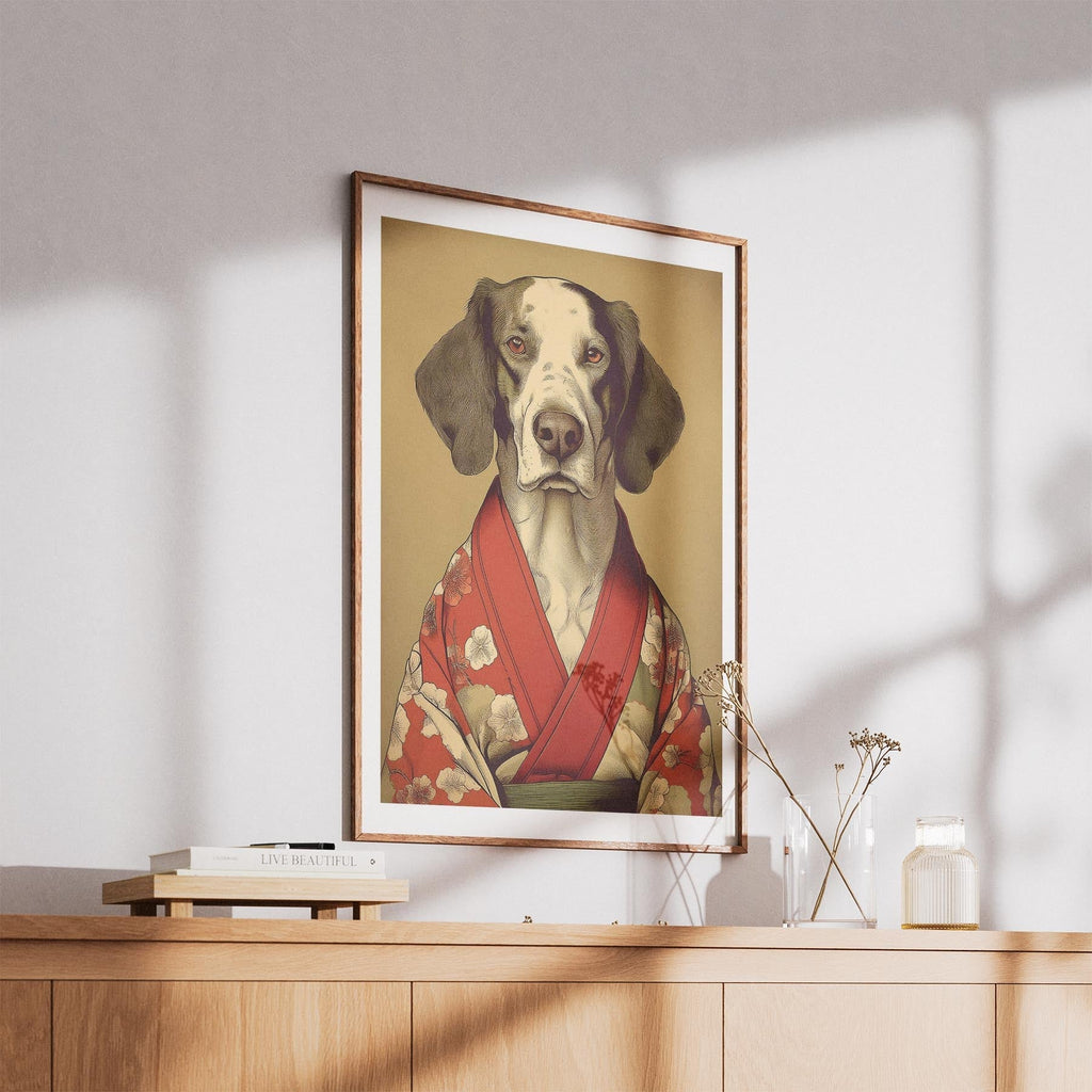 English Setter Japanse Kimono Dog Series image 5