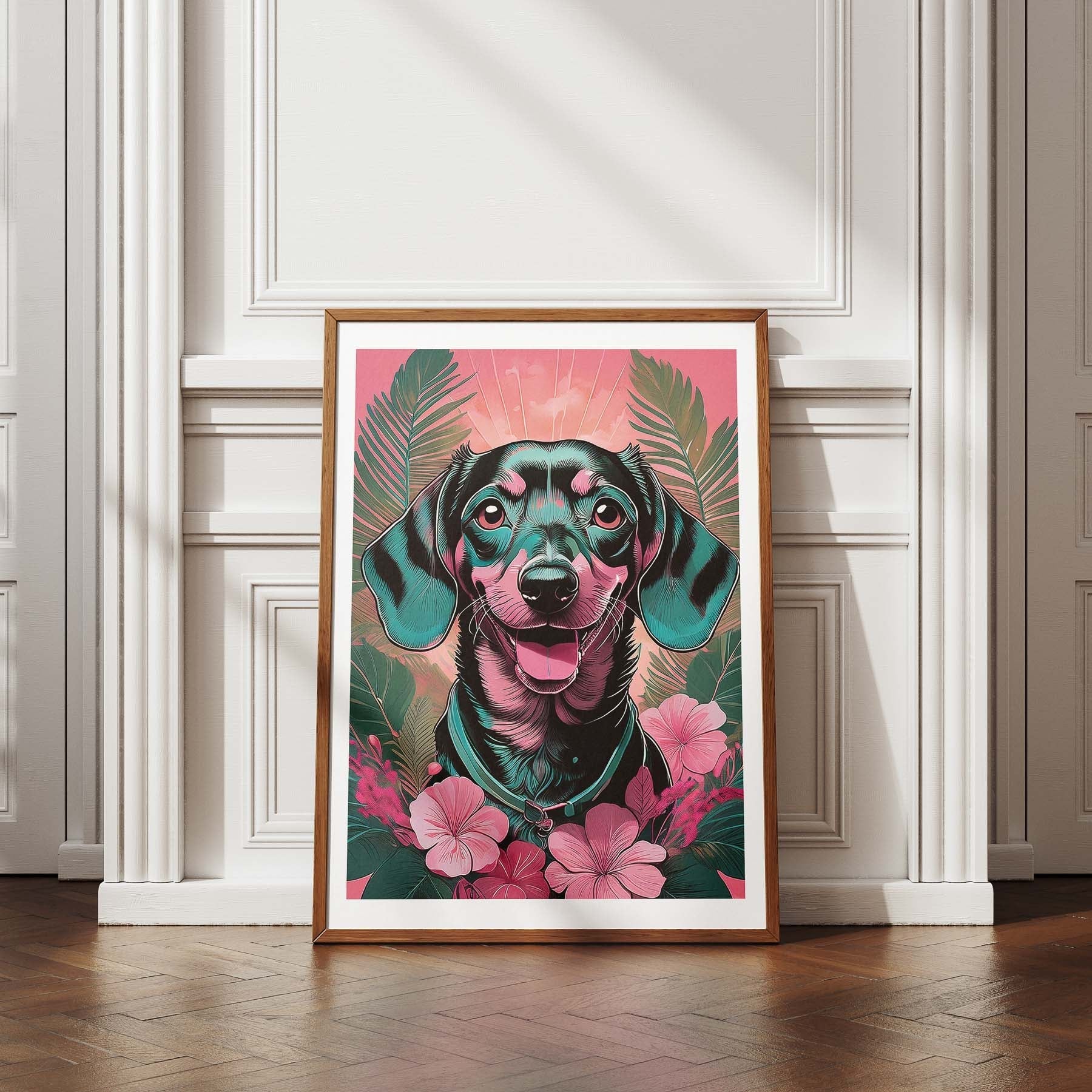 Dachshund Flowery Dog image 4