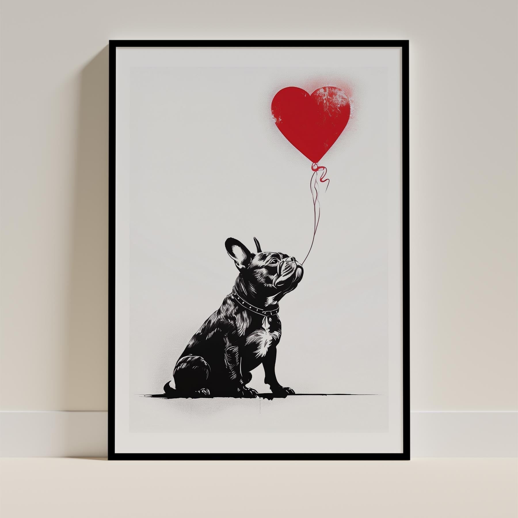 French Bulldog DOGSY Series inspired by the Art of Banksy image 0