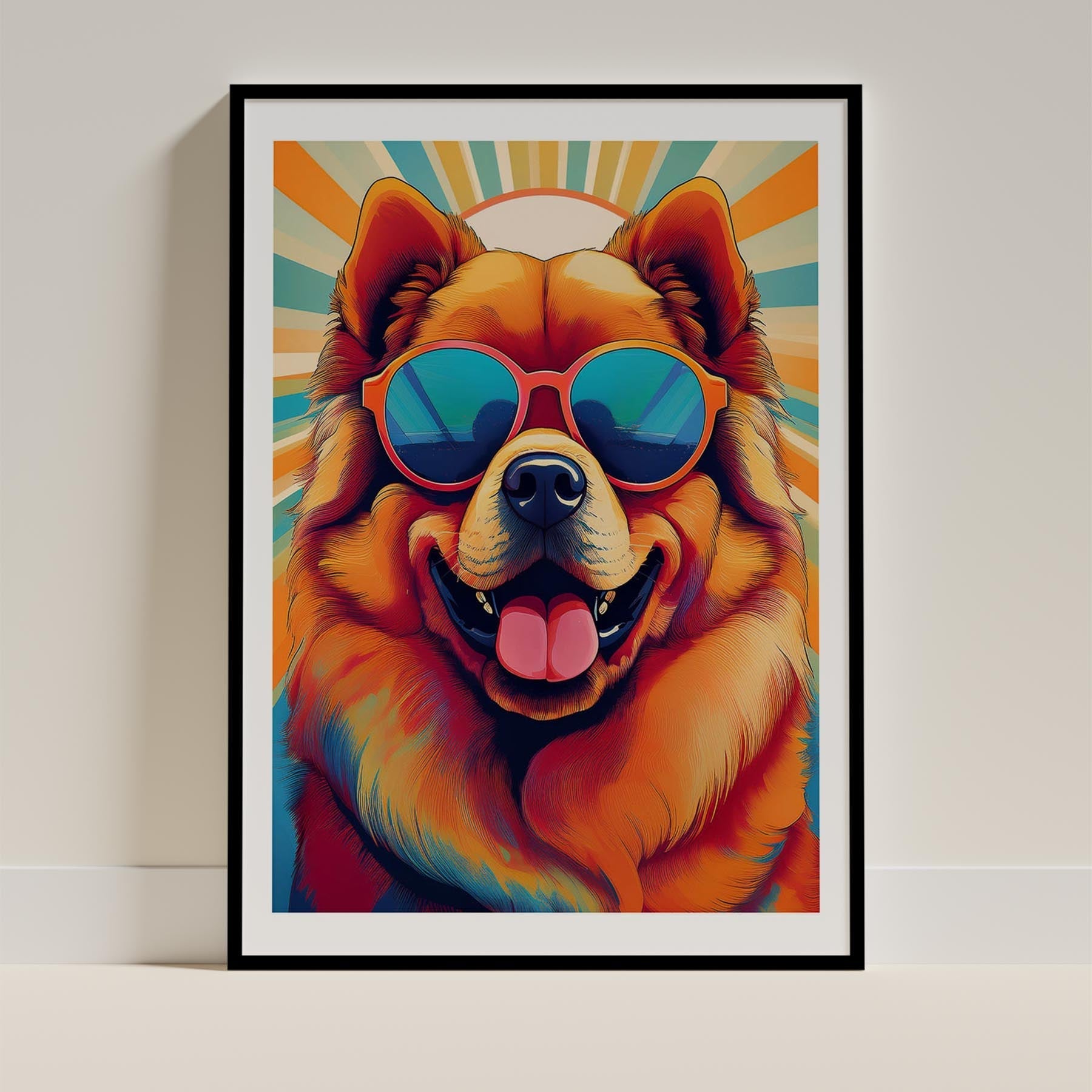 Chow Chow In Colourful Sunnies 1 image 11