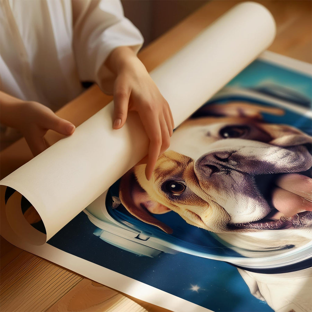 Bulldog Astronaut Dog Series image 1