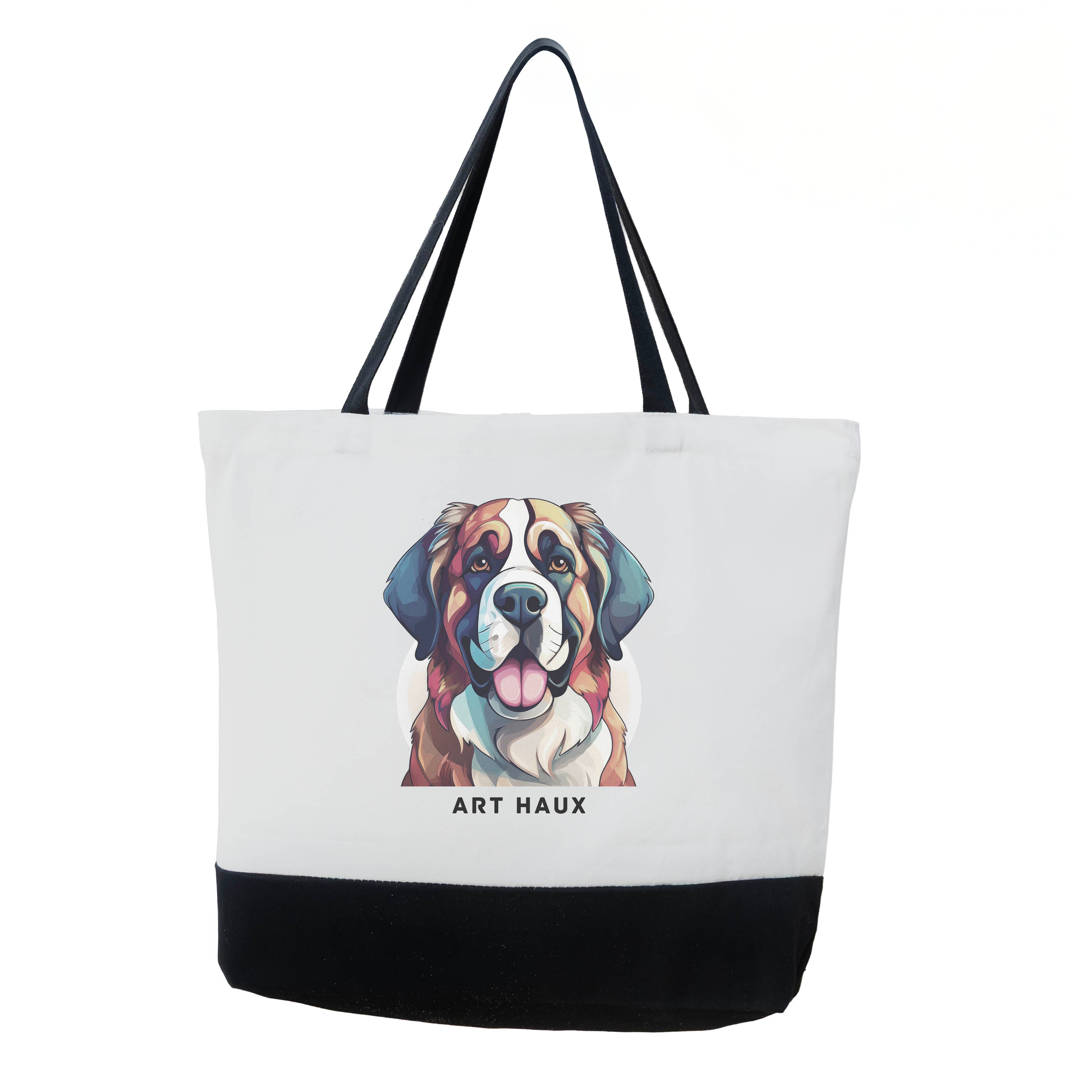 Saint Bernard Chic Graphic Art Bag image 0
