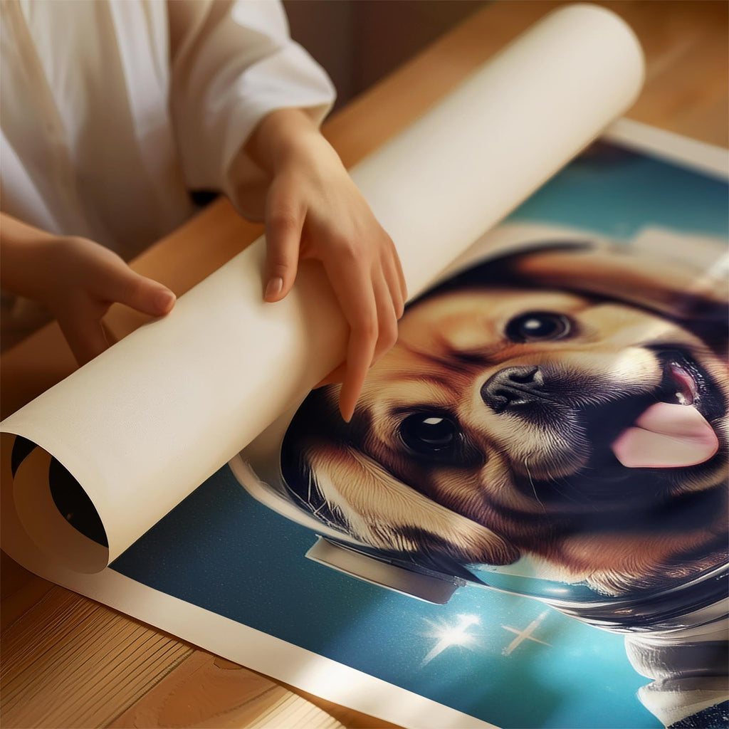 Pekingese Astronaut Dog Series image 1