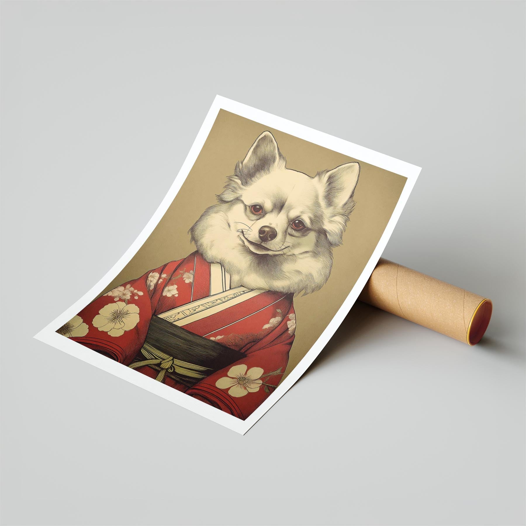 Pomeranian Japanse Kimono Dog Series image 6