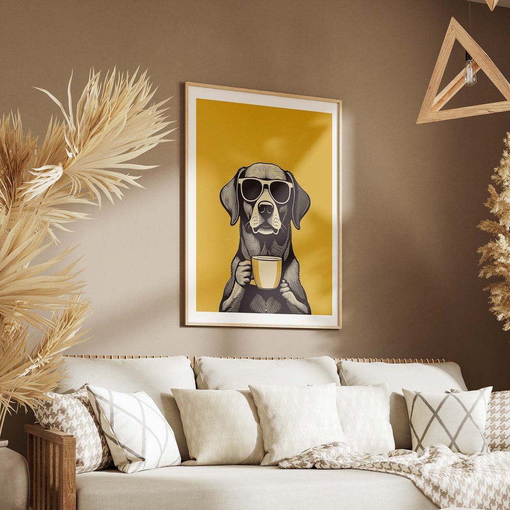 Labrador Retriever 1 Chillin Coffee Dog image 5