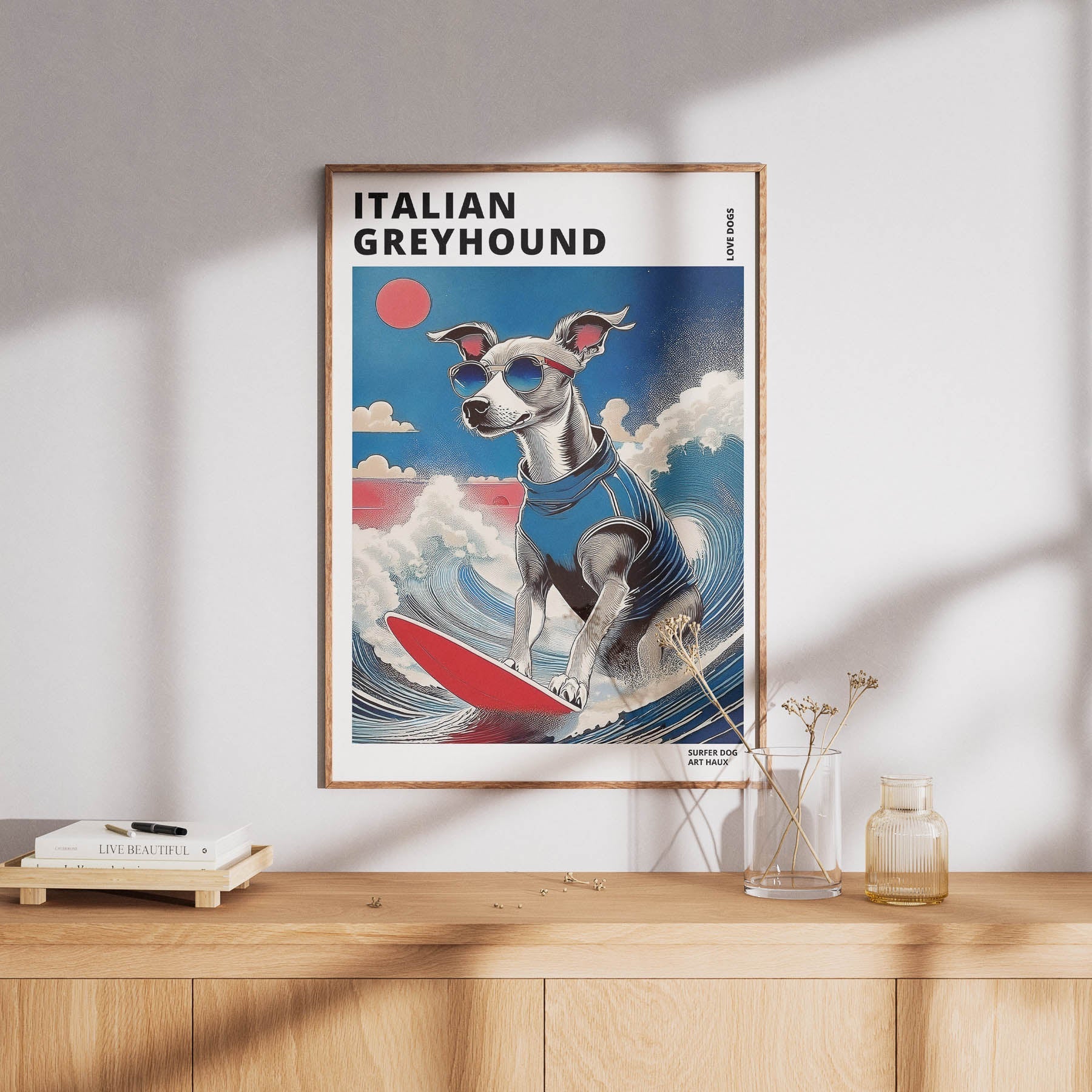 Italian Greyhound Hokosai Surfer Dogs 1 image 8