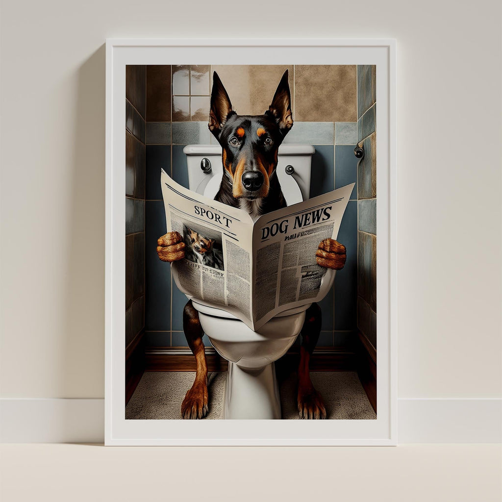 Dobermann Toilet Humour Dog Series 1 image 9