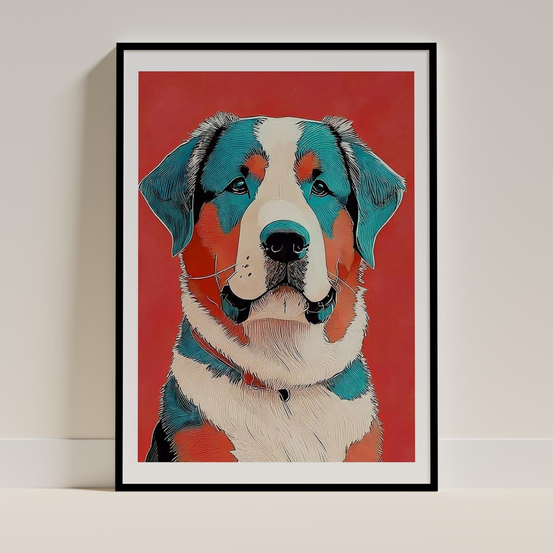 Bernese Mountain Dog Red Dog Series image 0