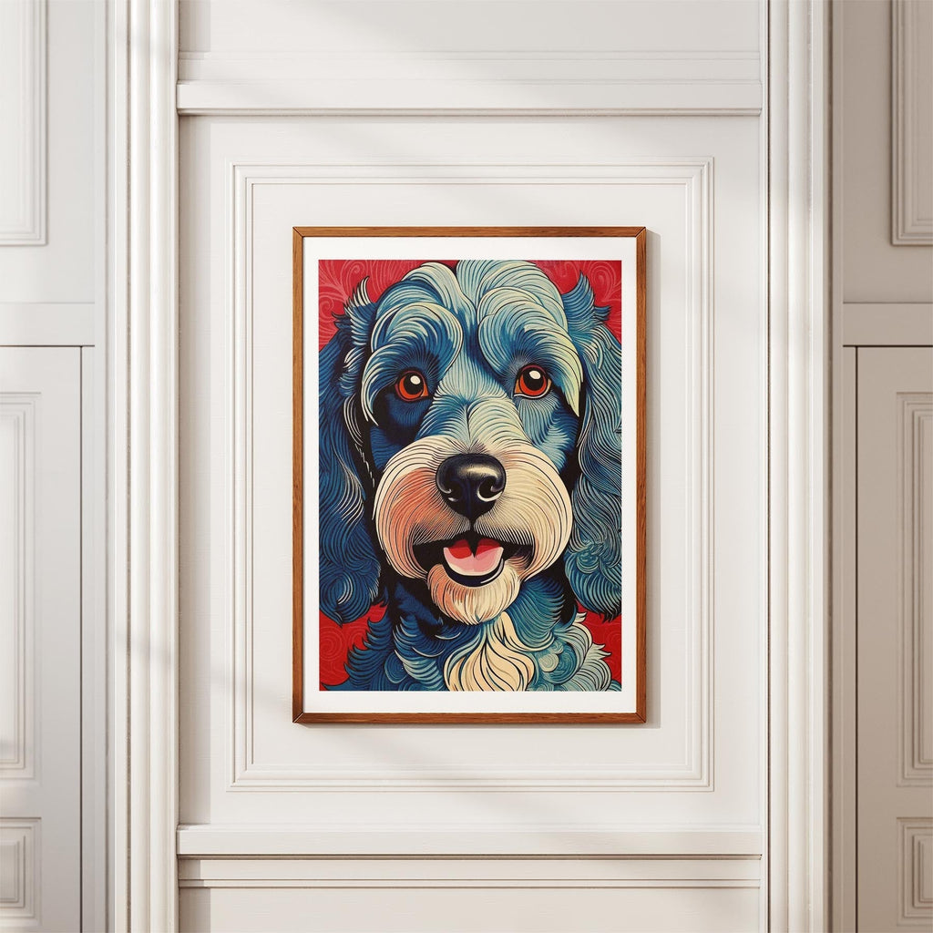 Cavoodle Hokusai Japanese Inspired Dog Series 3 image 3