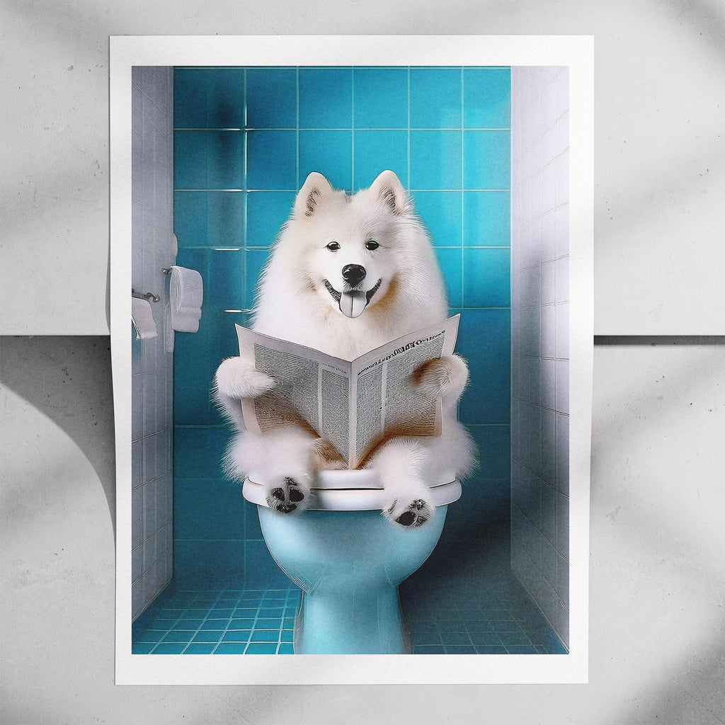 Samoyed Toilet Humour Dog Series image 7