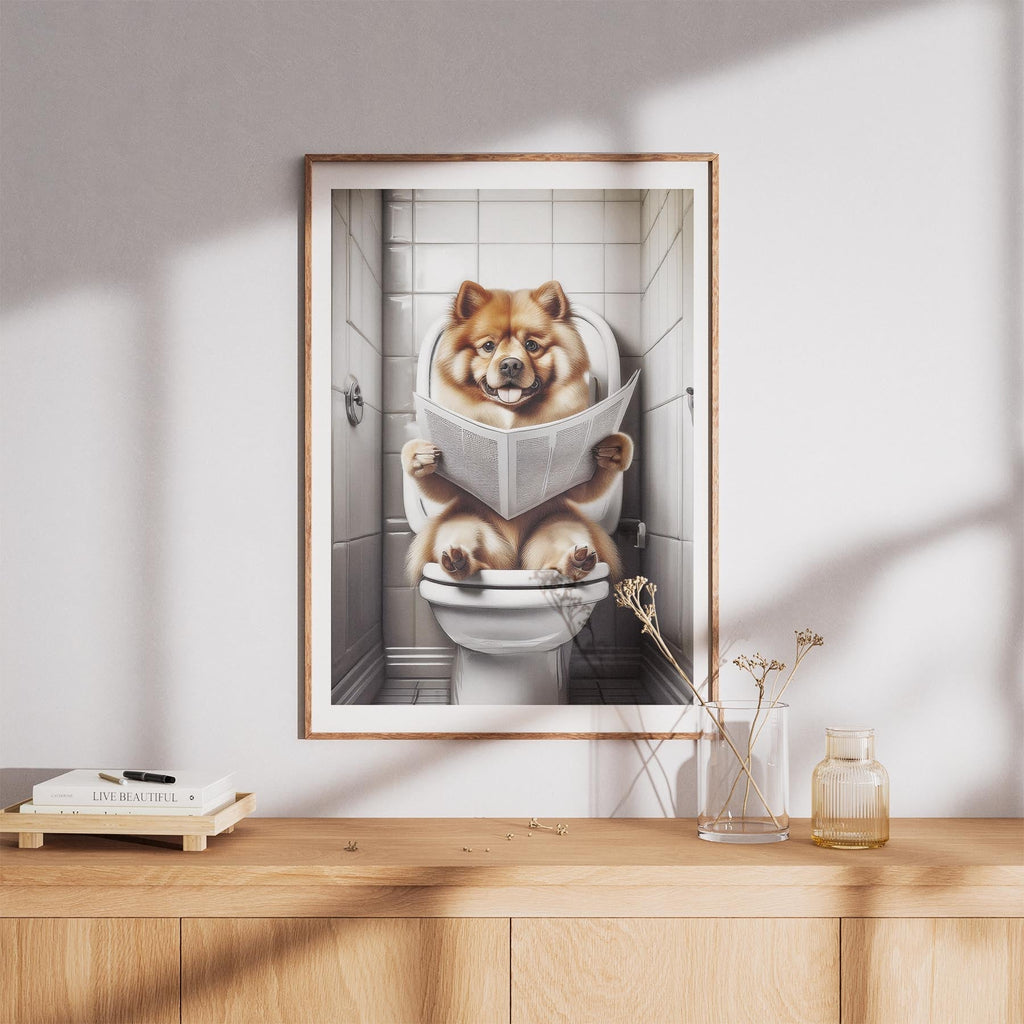 Chow Chow Toilet Humour Dog Series image 8