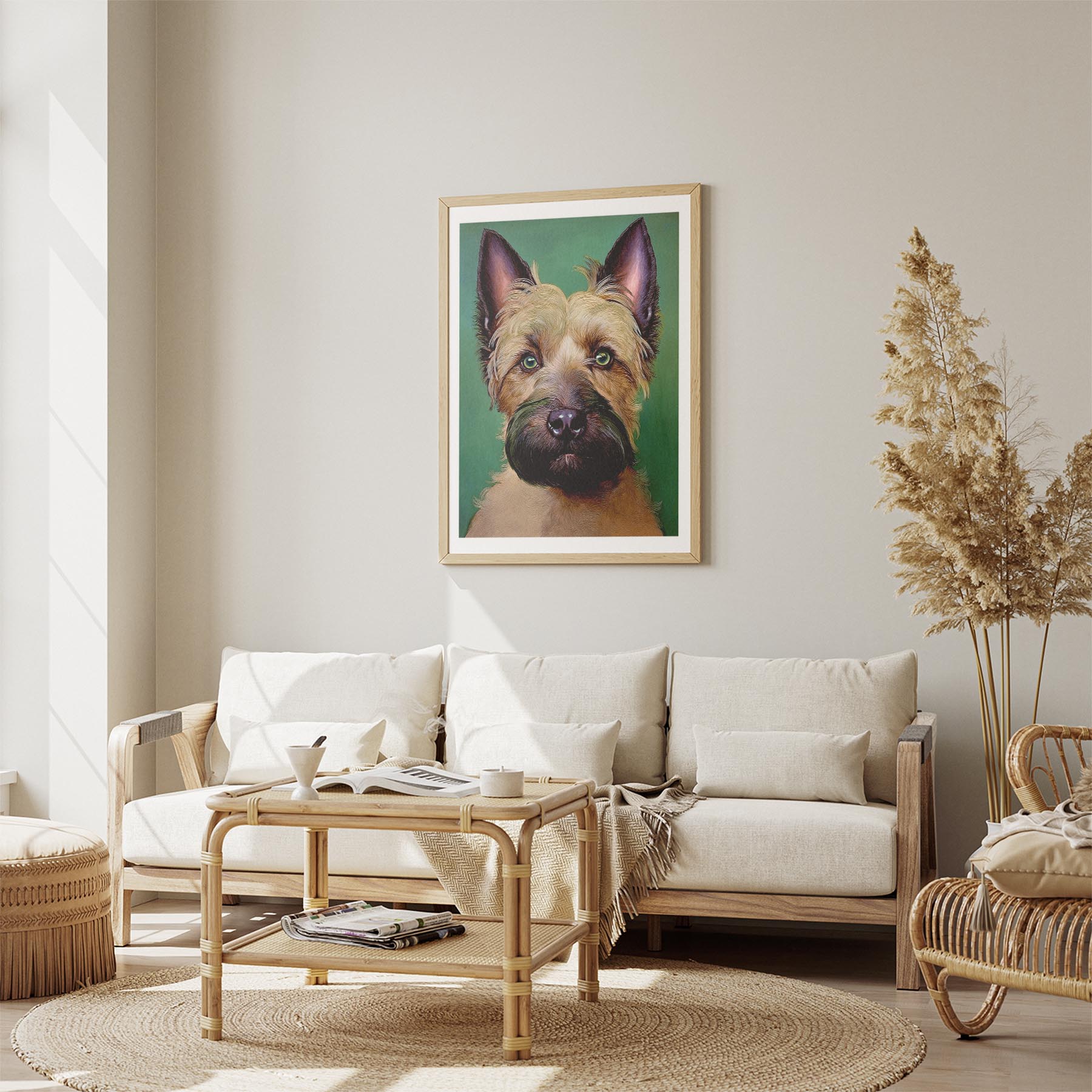 Scottish Terrier Green Painted Series image 2