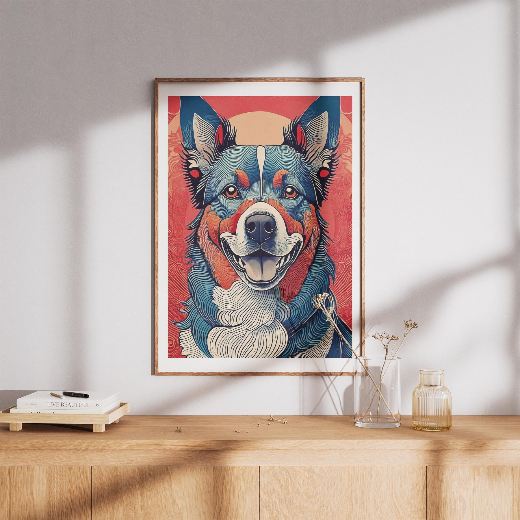 Kelpie Hokusai Japanese Inspired Dog Series image 8