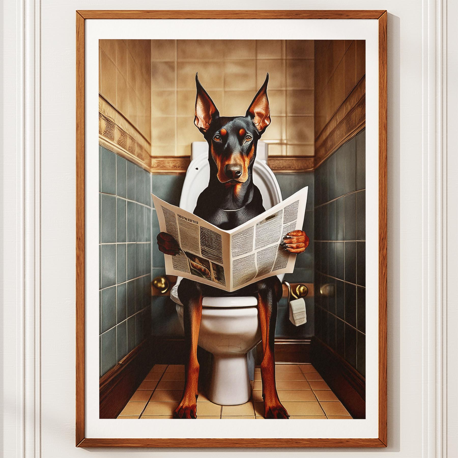 Dobermann Toilet Humour Dog Series 3 image 10