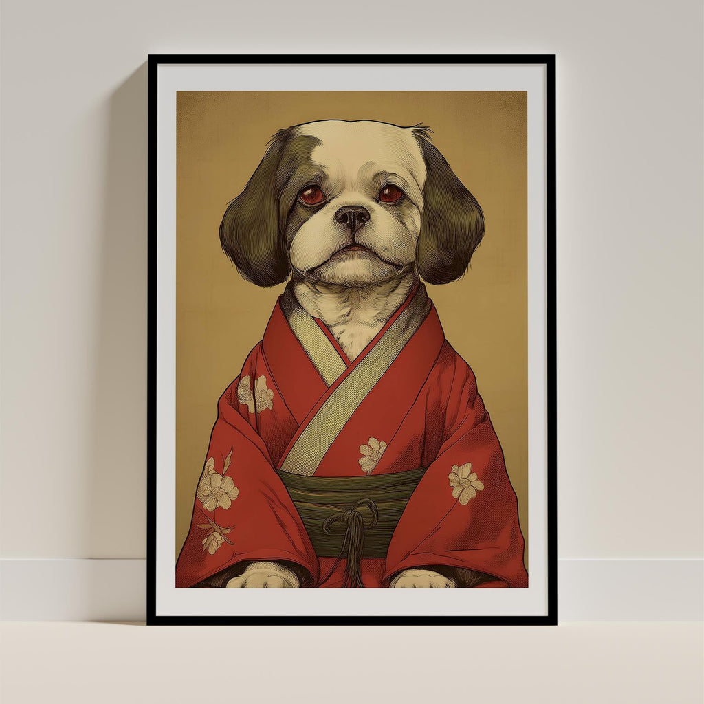 Shih Tzu Japanse Kimono Dog Series image 0