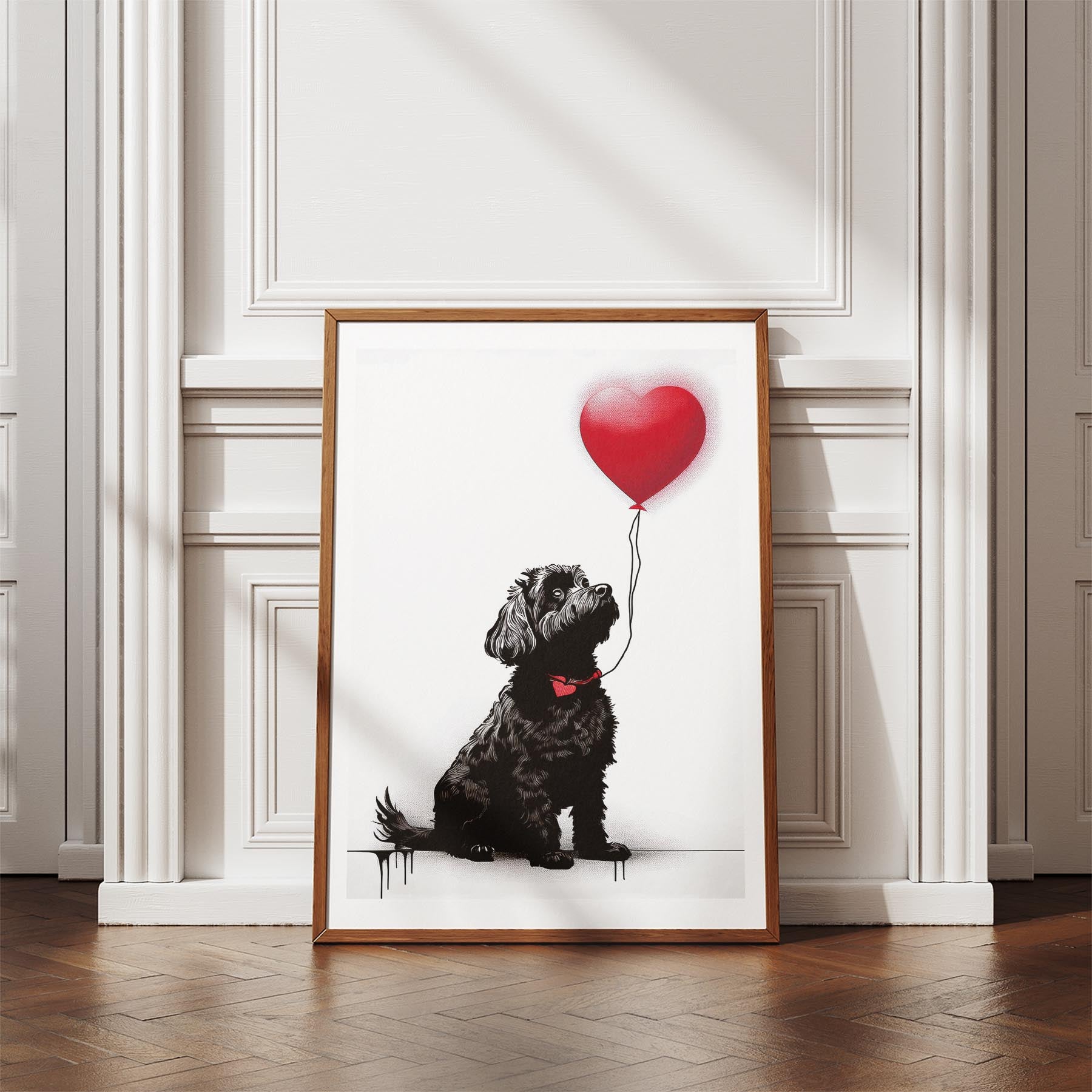 Coton de Tulear DOGSY Series inspired by the Art of Banksy image 4