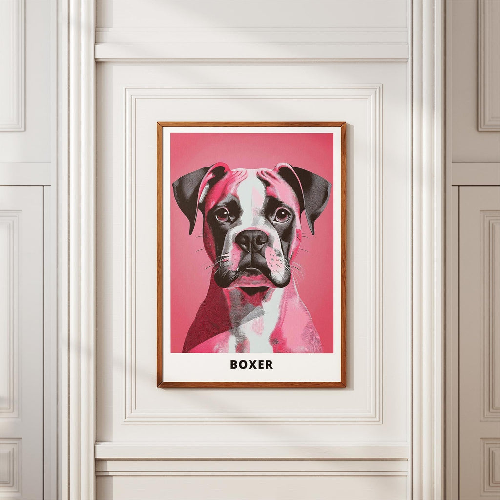 Boxer Pink and Black Dog Series 1 image 3