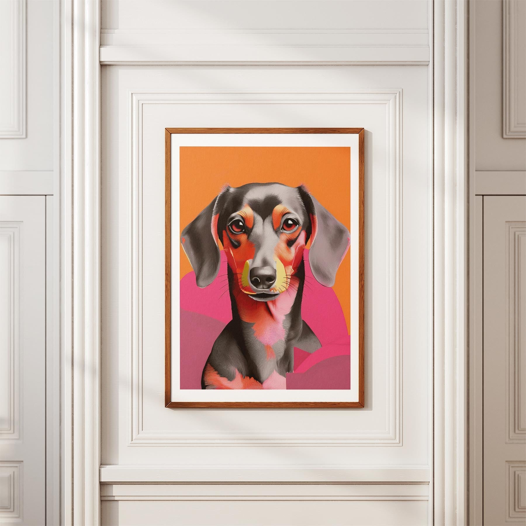Dachshund Modern Pop Dog Series image 3