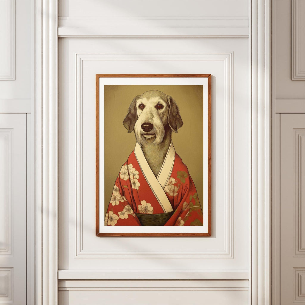 Irish Wolfhound Japanse Kimono Dog Series image 3