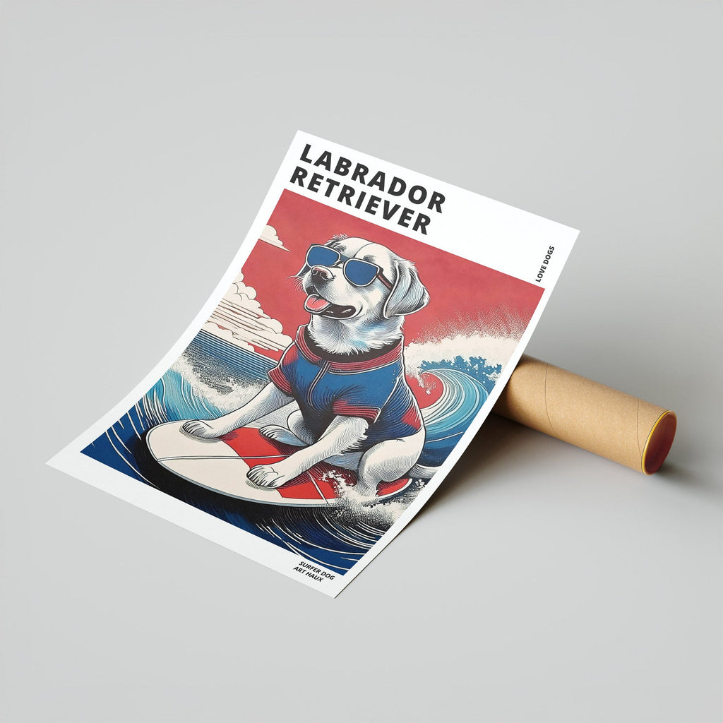 Labrador Retreiver Hokosai Surfer Dogs 2 image 7