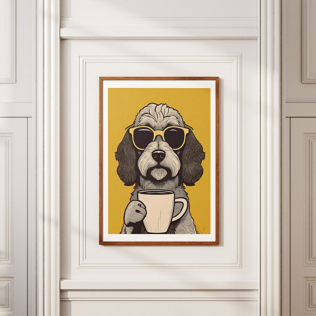 Spoodle Chillin Coffee Dog image 2