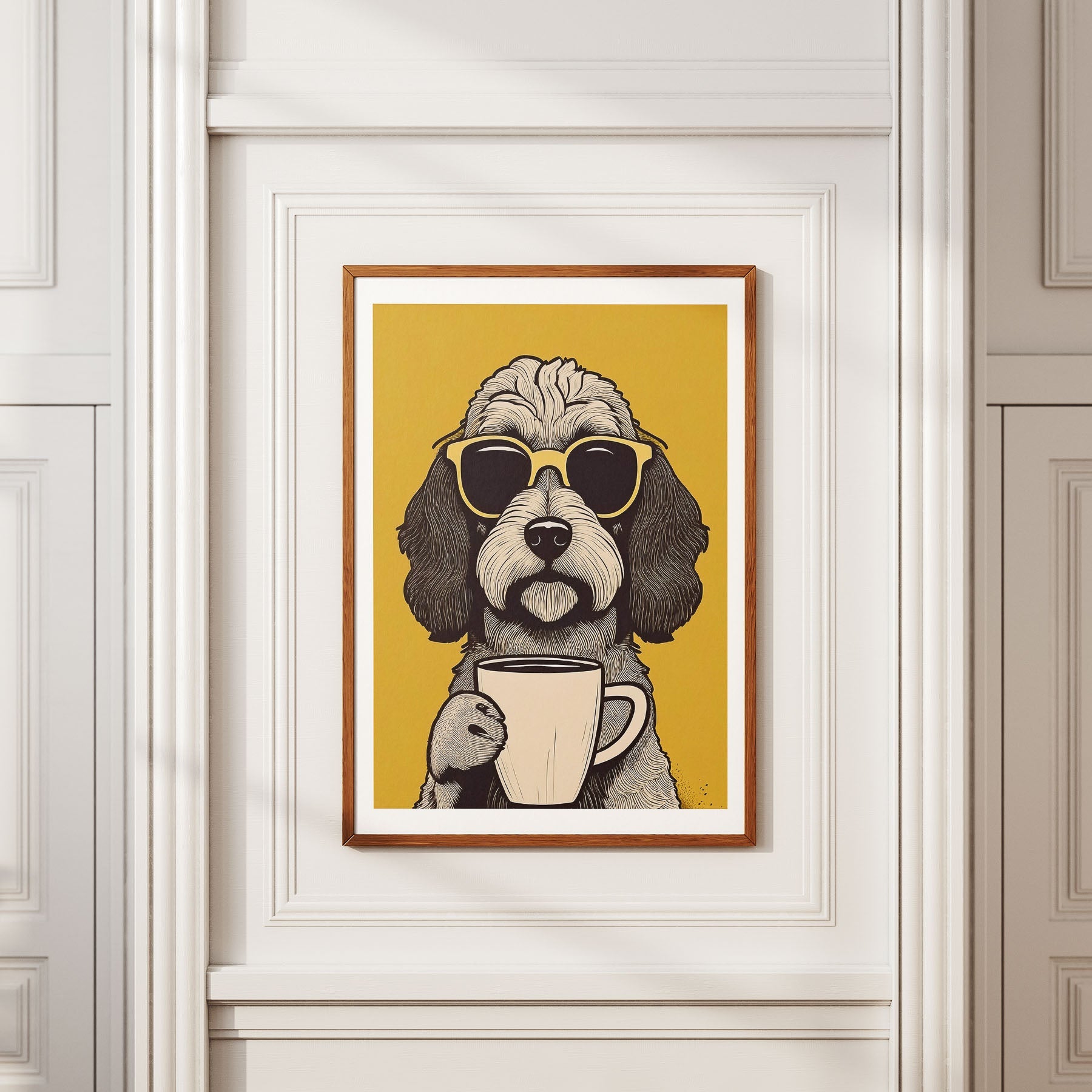 Spoodle Chillin Coffee Dog image 2