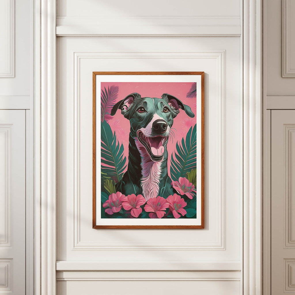 Greyhound Flowery Dog image 3