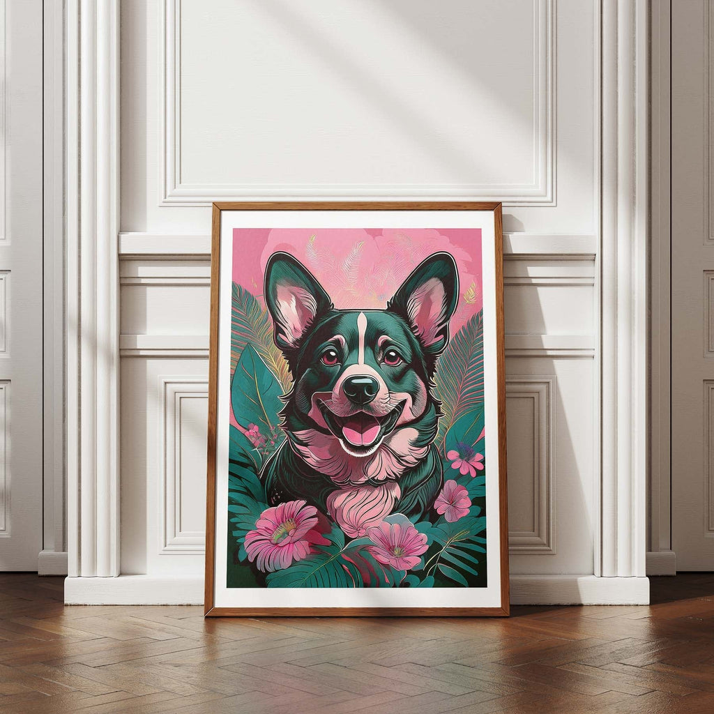 Corgi Flowery Dog image 4