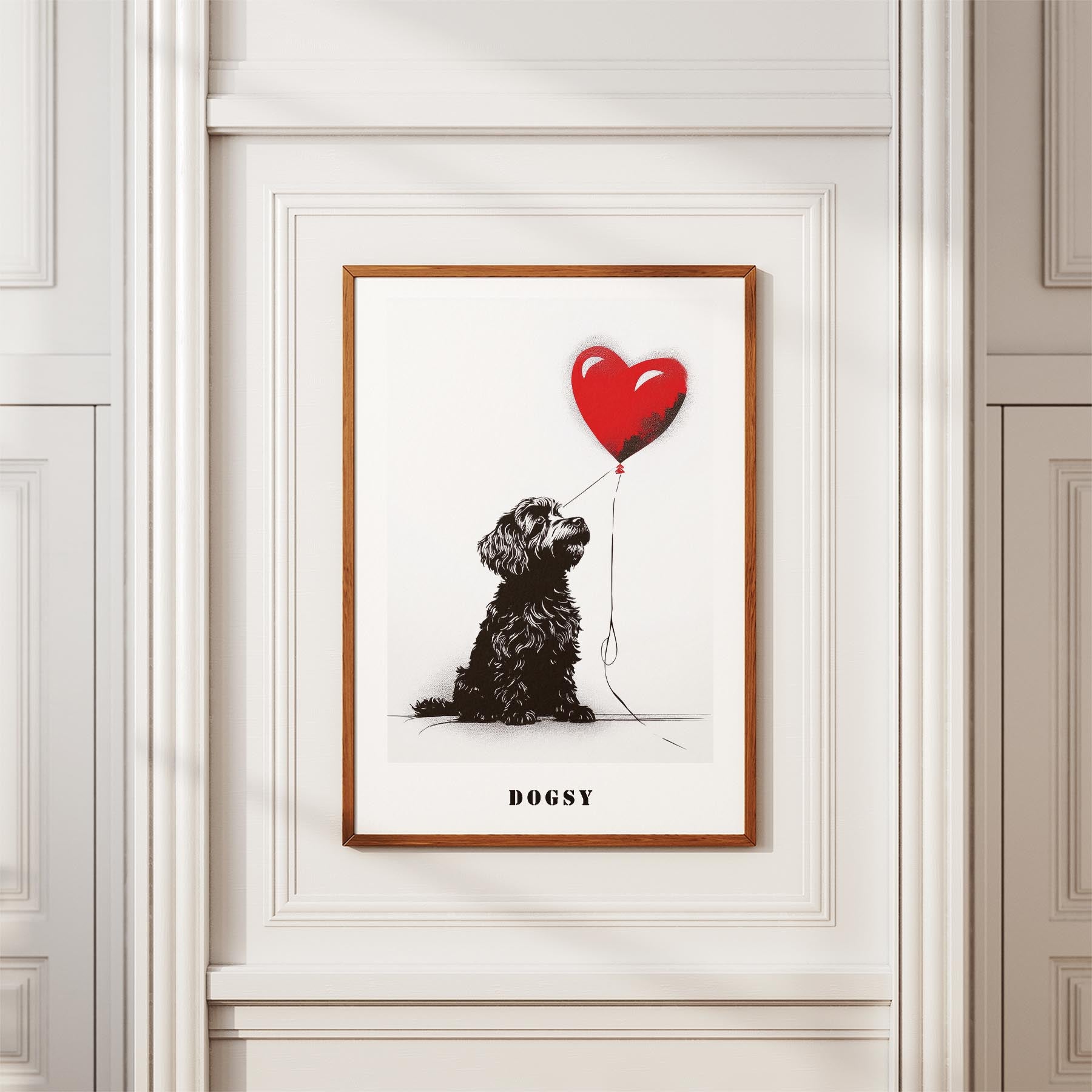 Havanese DOGSY Series inspired by the Art of Banksy with text Dogsy image 3