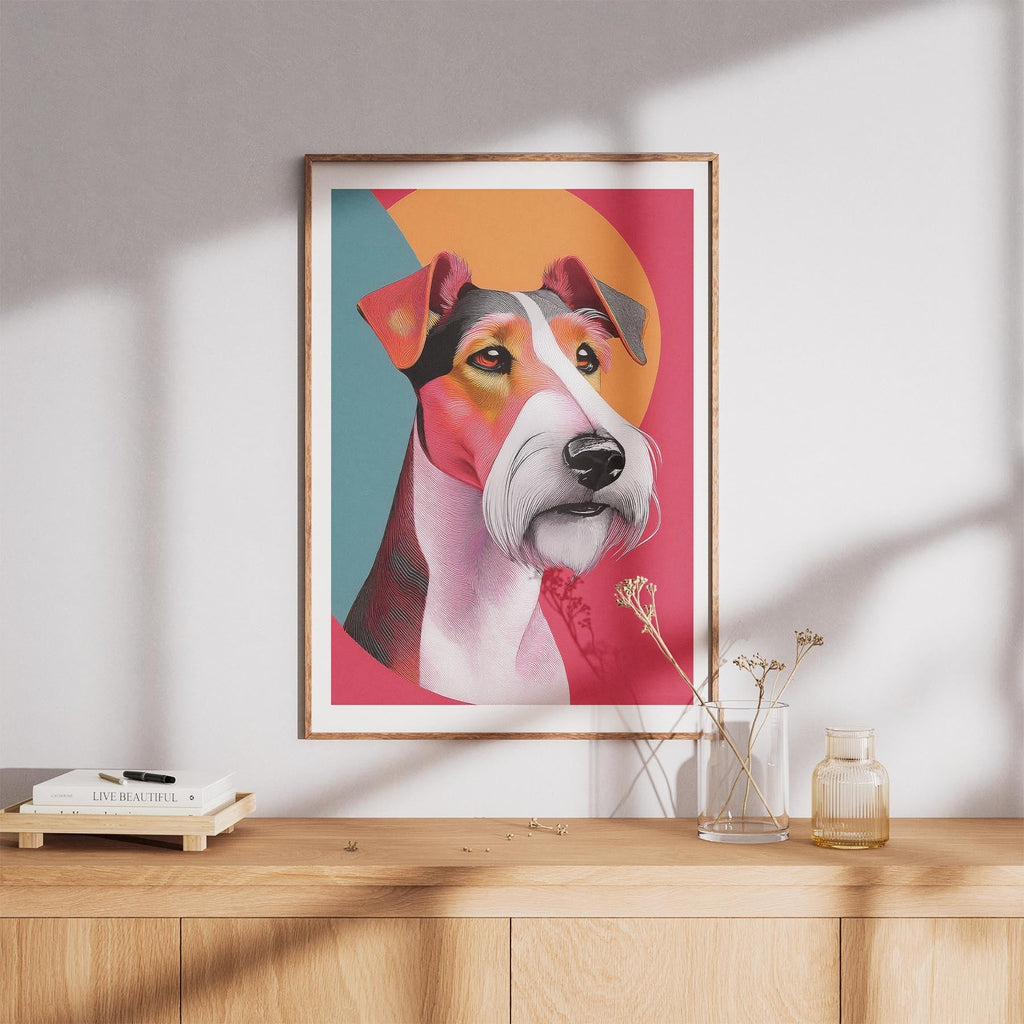 Fox Terrier Modern Pop Dog Series image 8