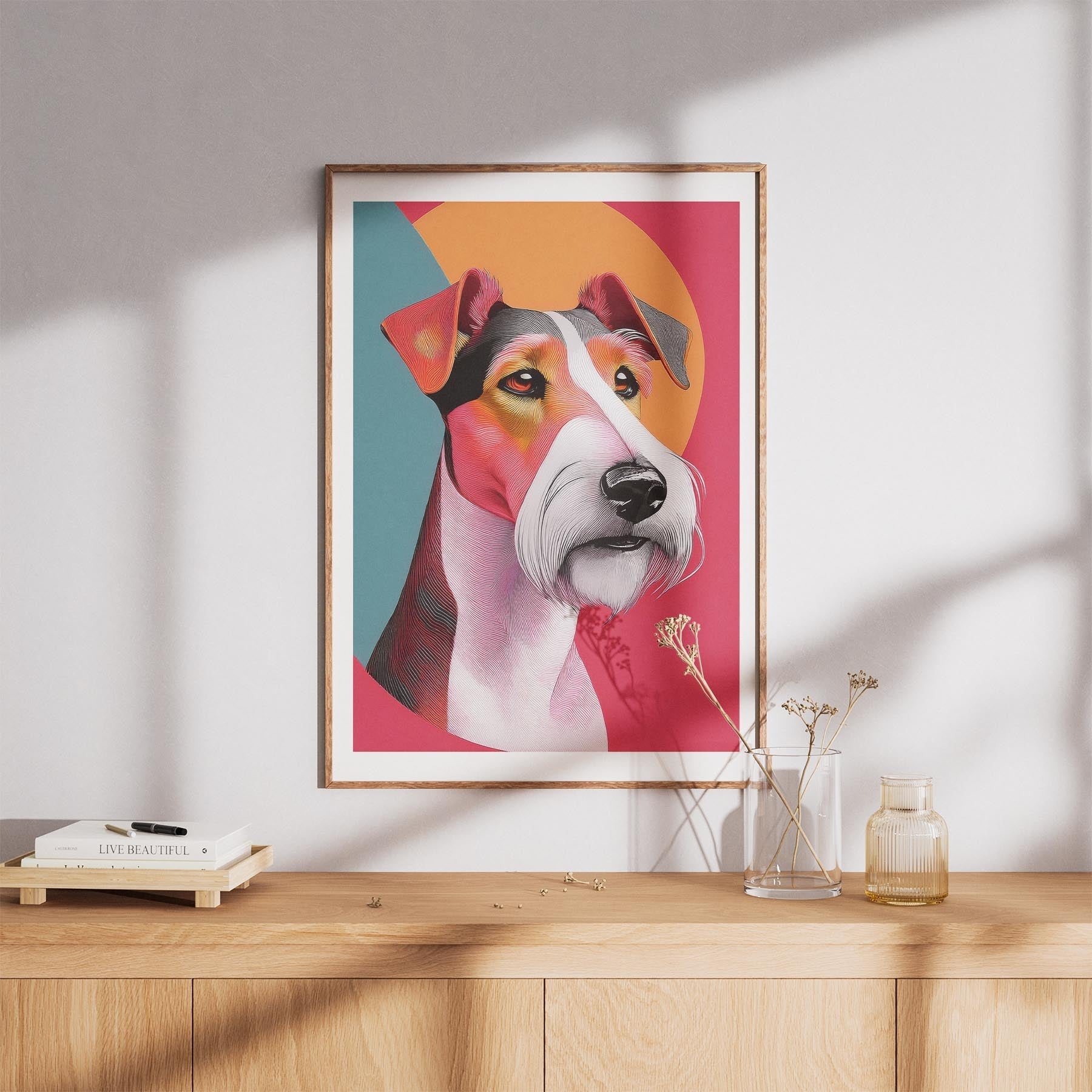 Fox Terrier Modern Pop Dog Series image 8