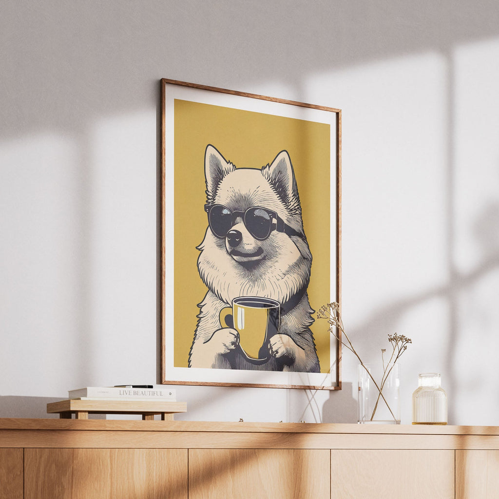 Pomeranian Chillin Coffee Dog image 6