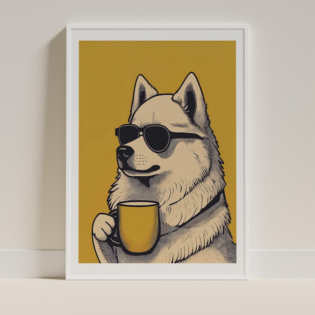 Samoyed Chillin Coffee Dog image 9