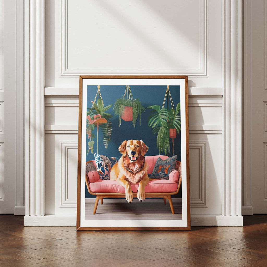 Golden Retriever  Just Lounging Around 2 image 4