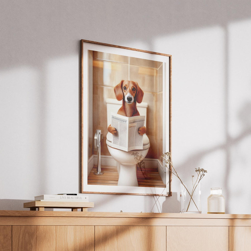 Dachshund Toilet Humour Dog Series 1 image 5