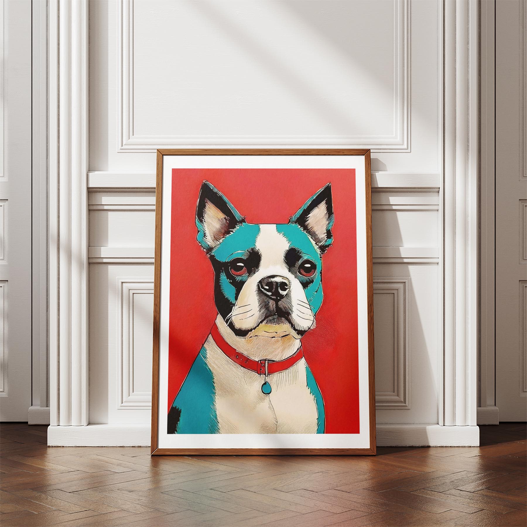 Boston Terrier Red Dog Series image 4