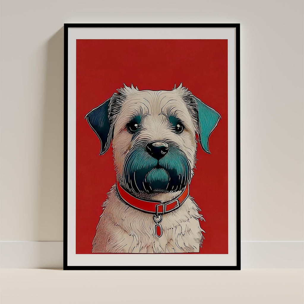 Border Terrier Red Dog Series image 0