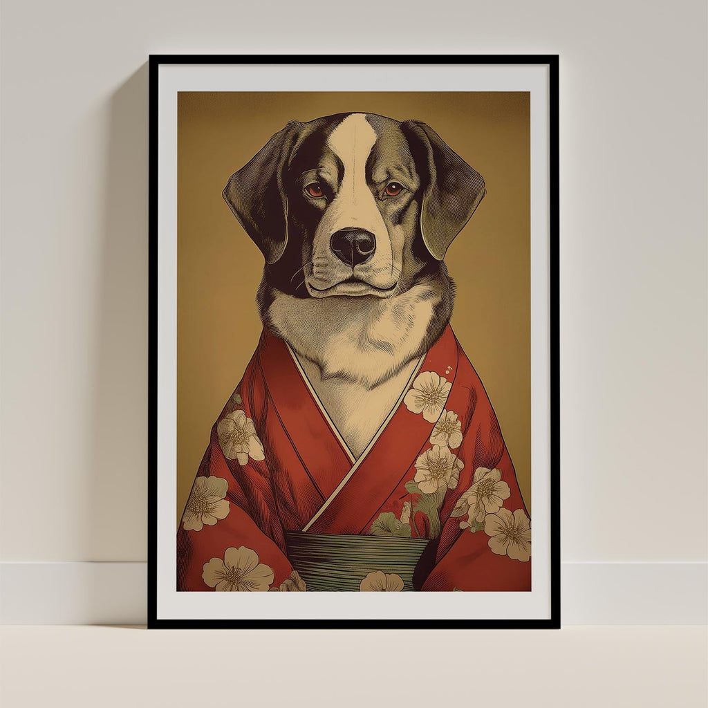 Bernese Mountain Dog Japanse Kimono Dog Series image 0