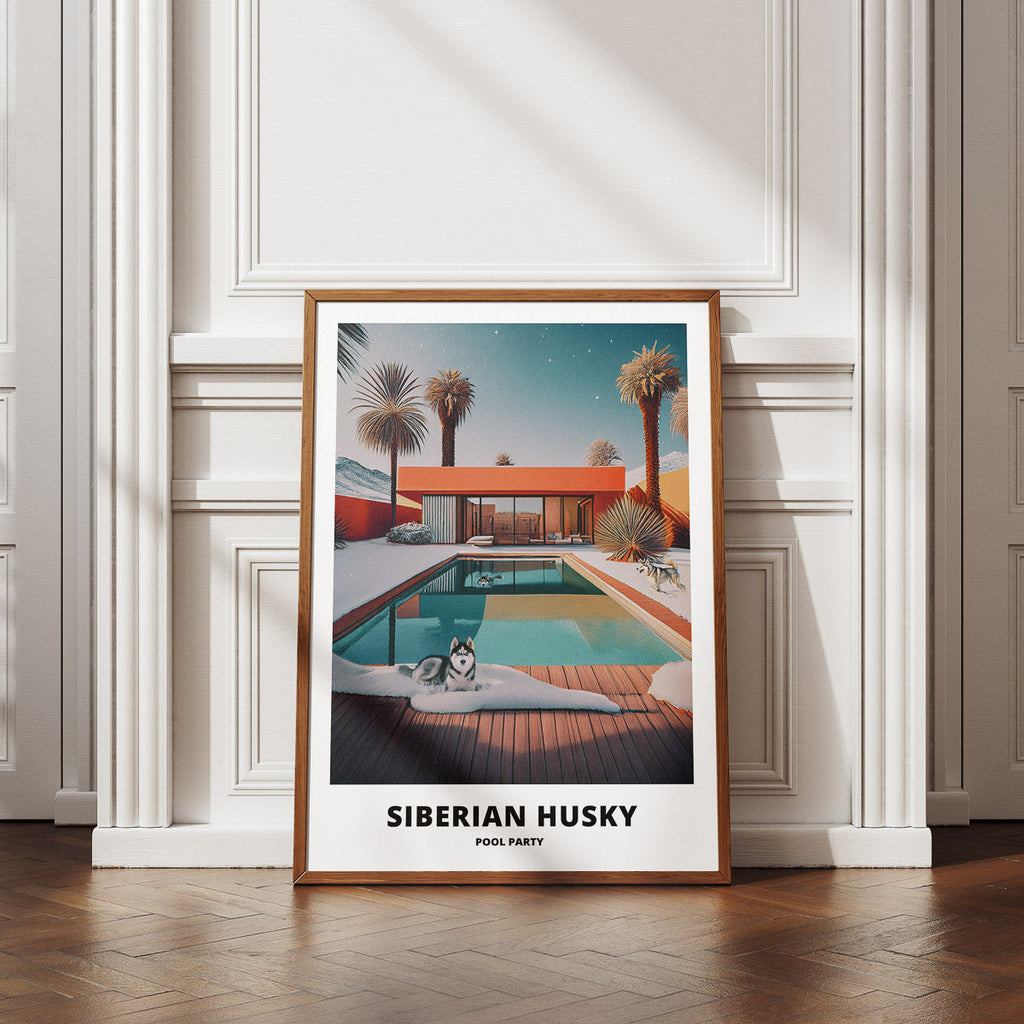 Siberian Husky Pool Party image 4