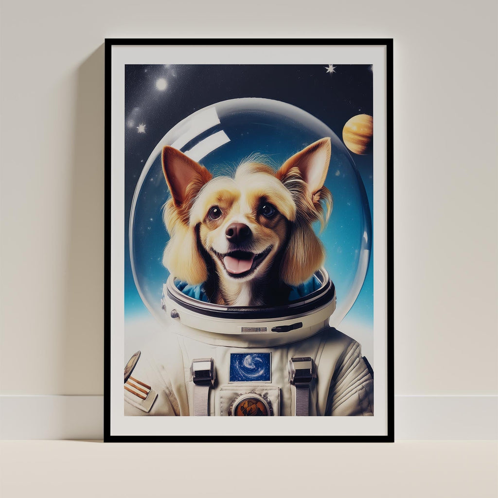 Chinese Crested Astronaut Dog Series image 0