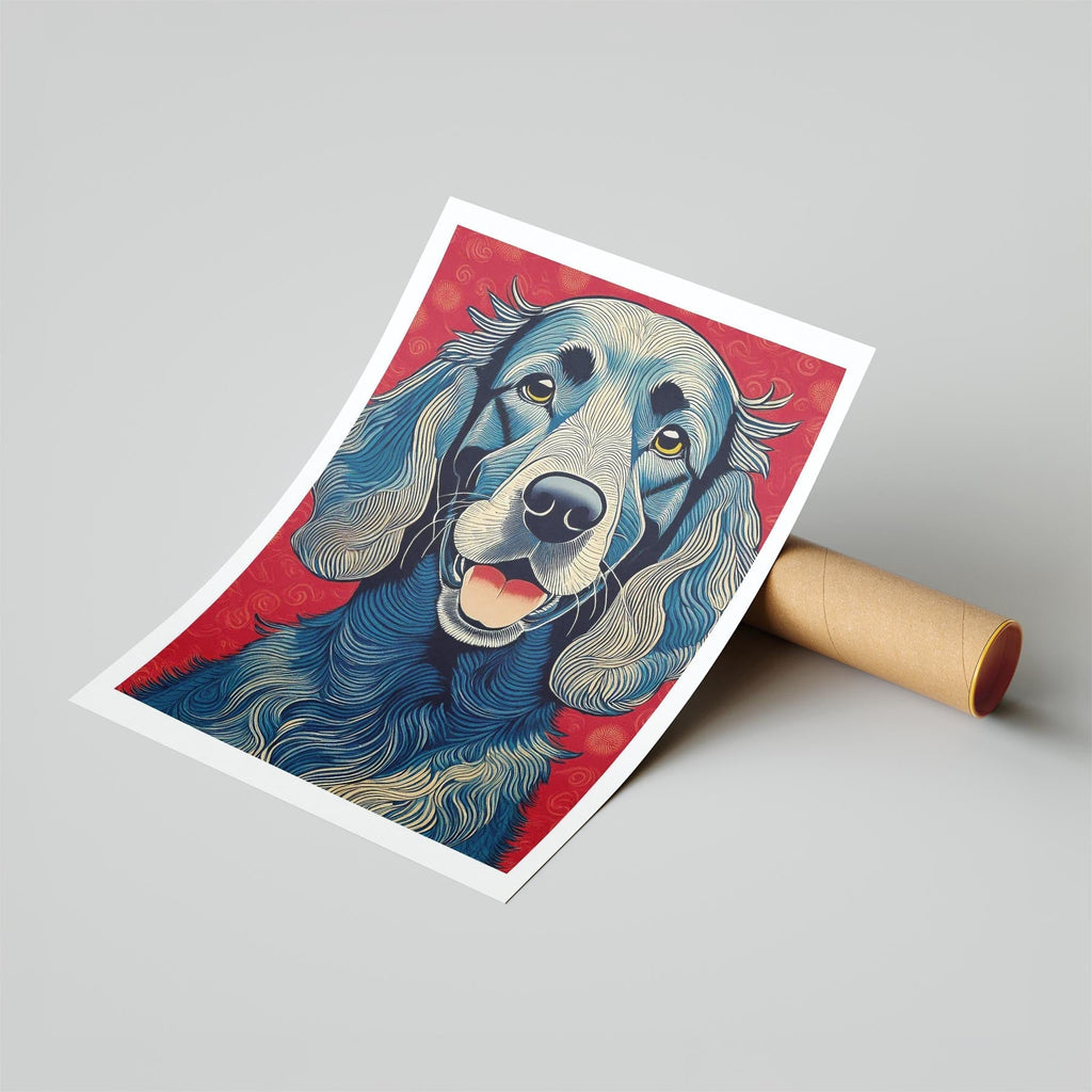 Irish Setter Hokusai Japanese Inspired Dog Series image 6