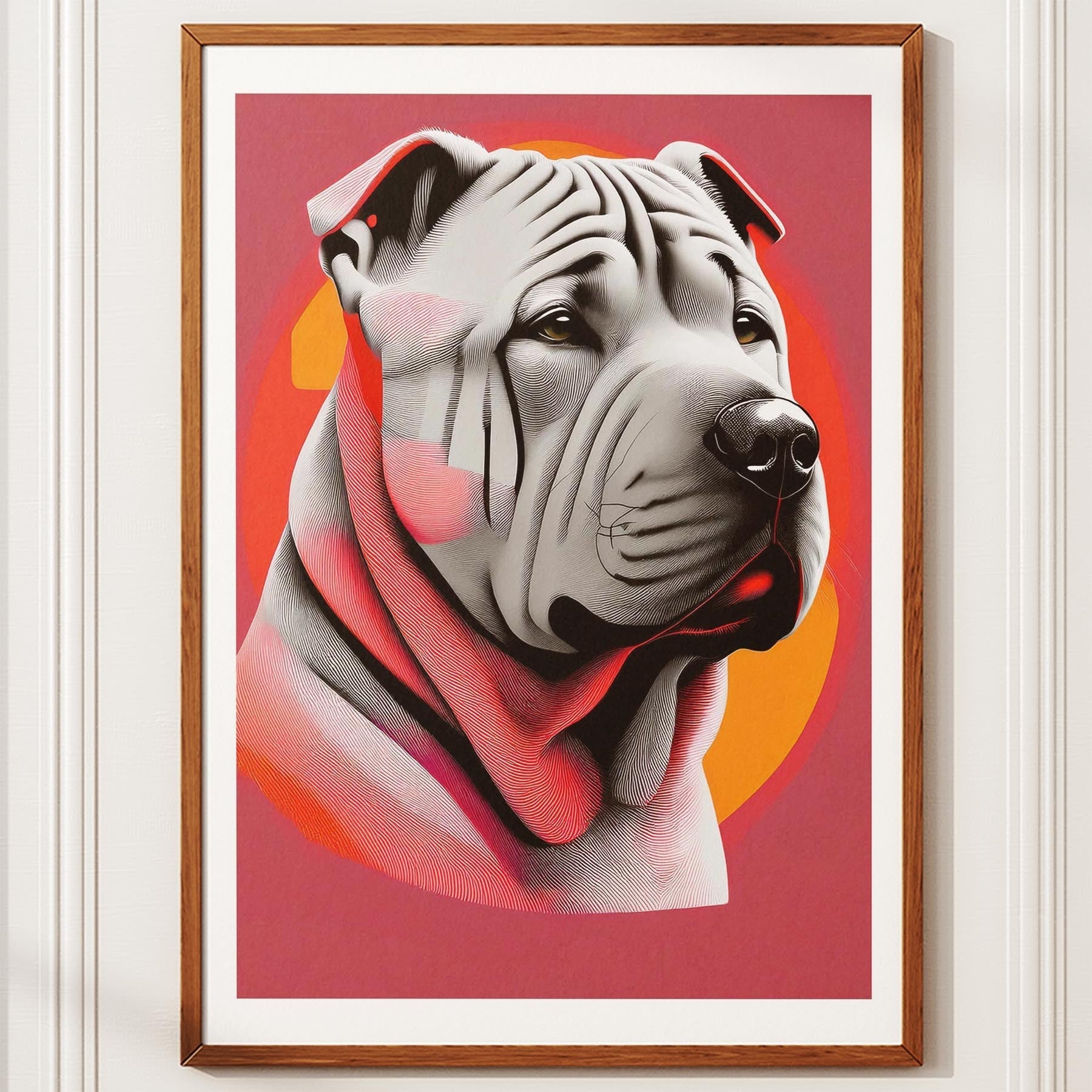 Shar Pei Modern Pop Dog Series image 10